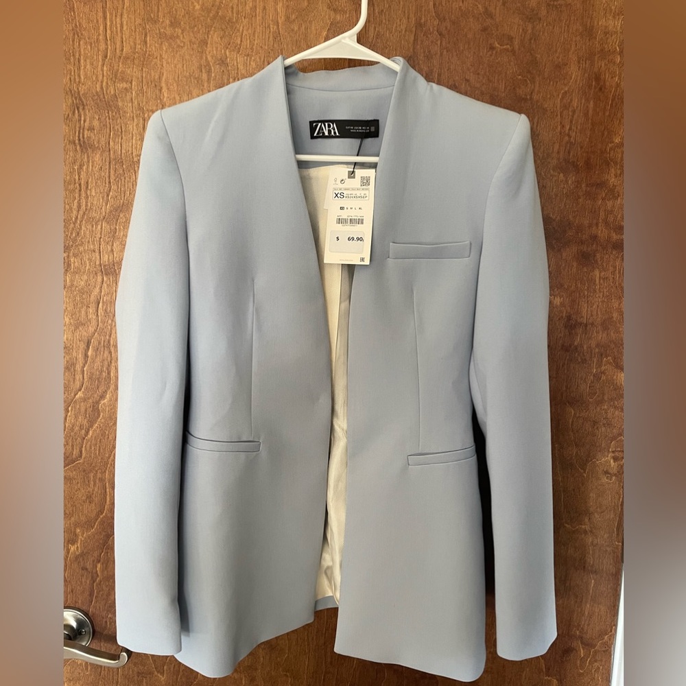 Blue Zara Blazer